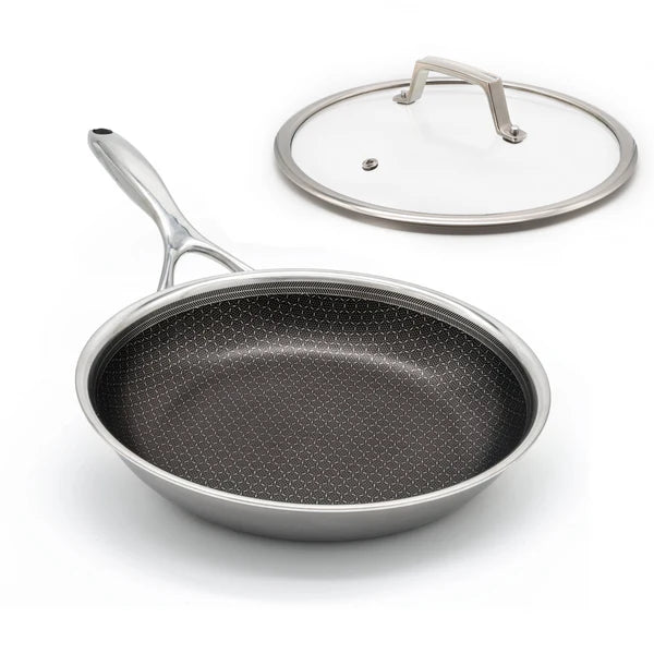 Poêle hybride Ø 28 cm avec couvercle