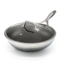 Wok hybride Ø 28 cm avec couvercle