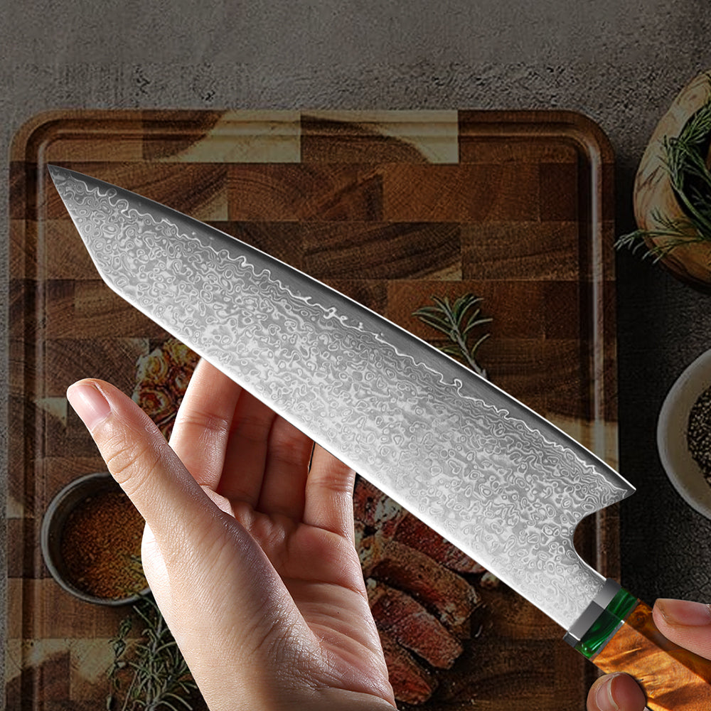 Forest Époxy Damas Kiritsuke 20 cm